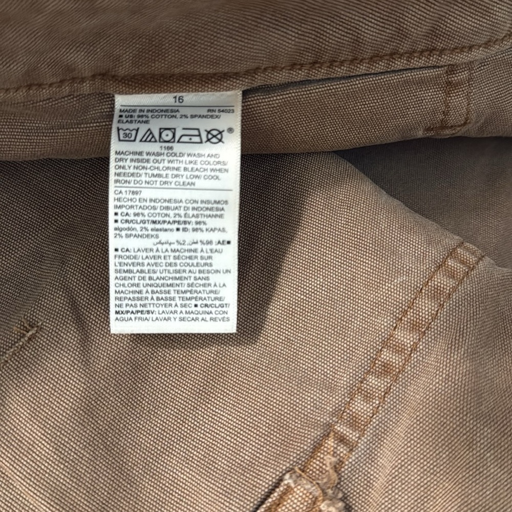 Old navy khaki utility pant - Picture 5 of 5